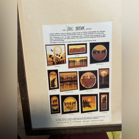 Vintage Virgil Thrasher Ferns Lithograph Art - Picture 5 of 7